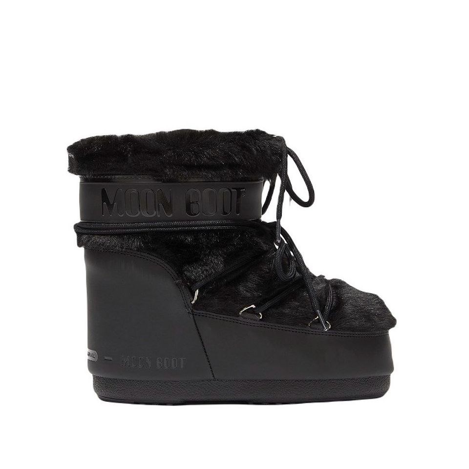 Mb Icon Low Faux Fur Kadın Kısa Kar Botu