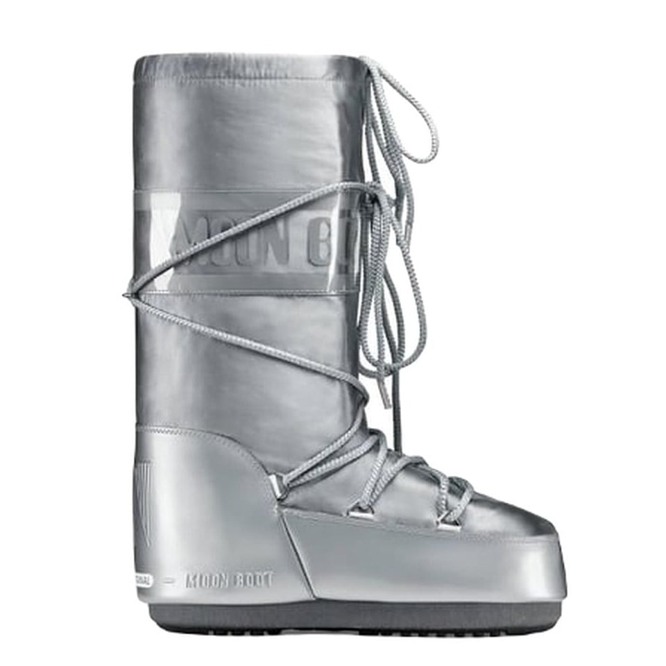 Moon Boot Glance Silver Kadın Uzun Kar Botu