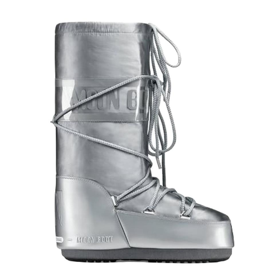 Moon Boot Glance Silver Kadın Uzun Kar Botu