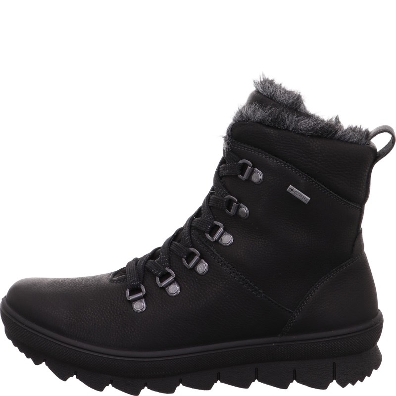 Novara Legero Novara Kadın Goretex Siyah Nappa Deri Bot