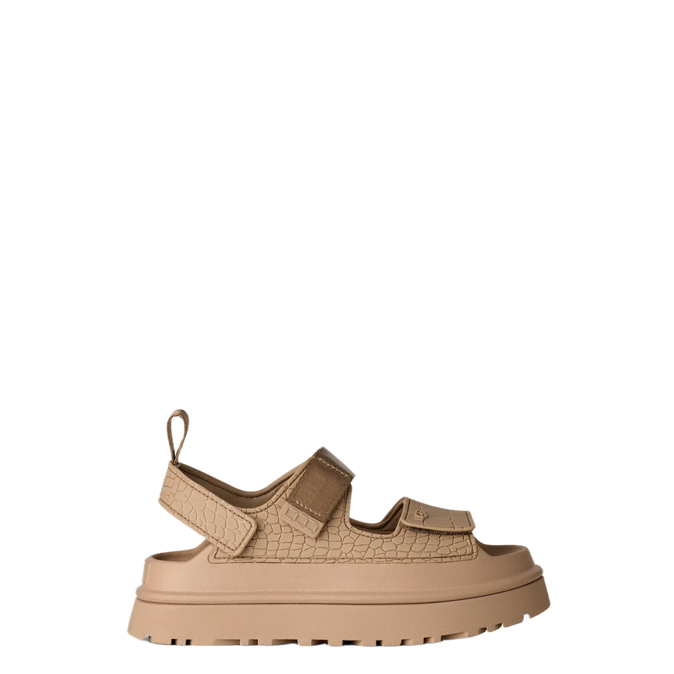 W Goldenglow Embossed Ugg Kadın Sandalet