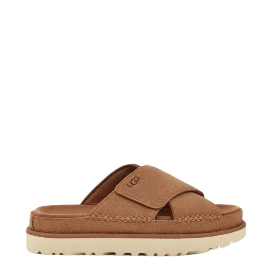 W Goldenstar Cross Slide Ugg Kadın Terlik