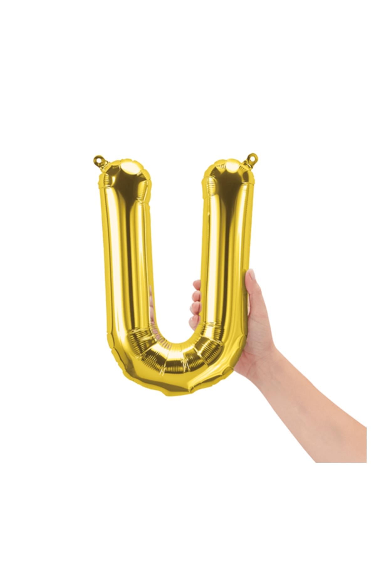 16'' Harf Folyo Balon Gold 35 cm  ( U )