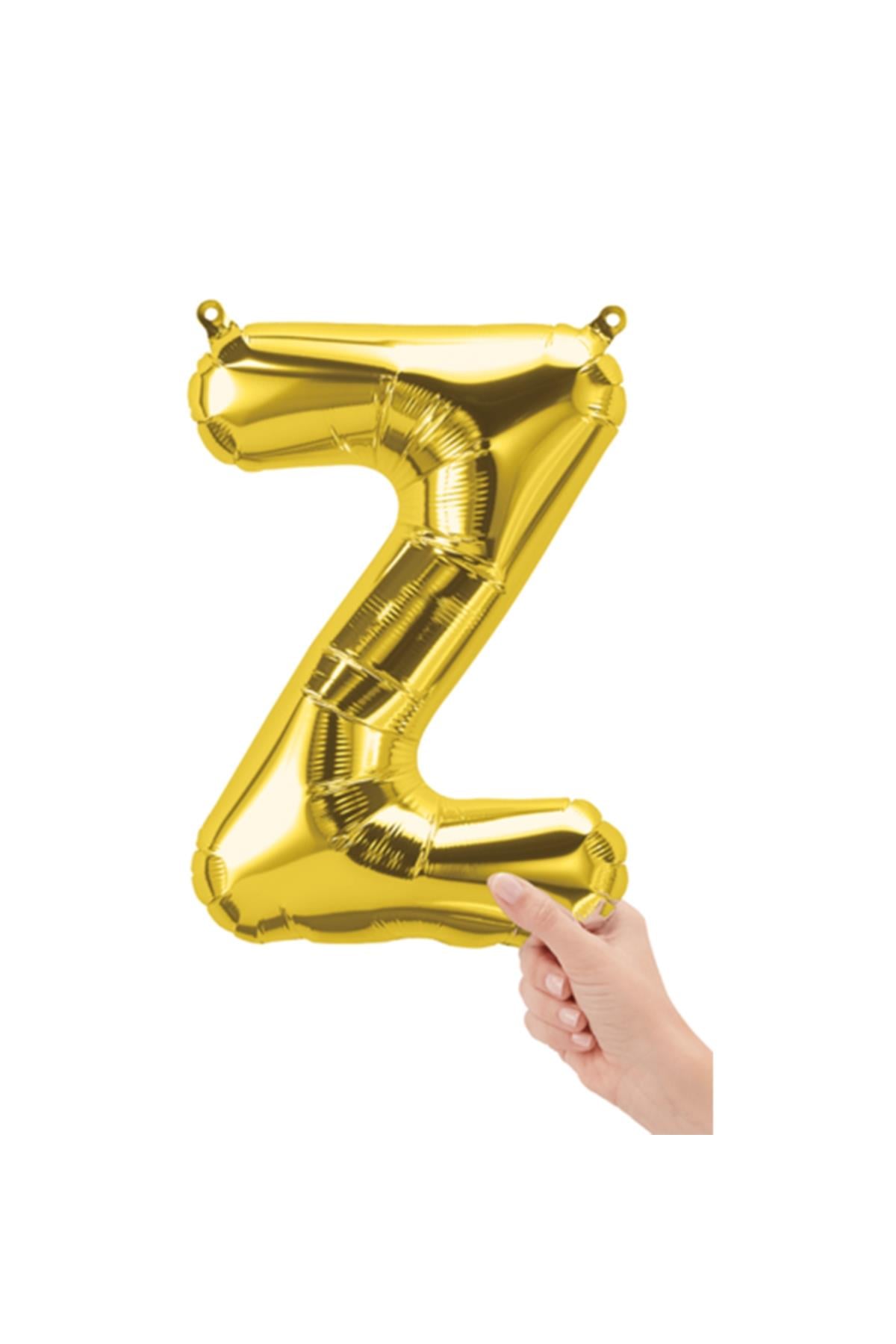 16'' Harf Folyo Balon Gold 35 cm  ( Z )