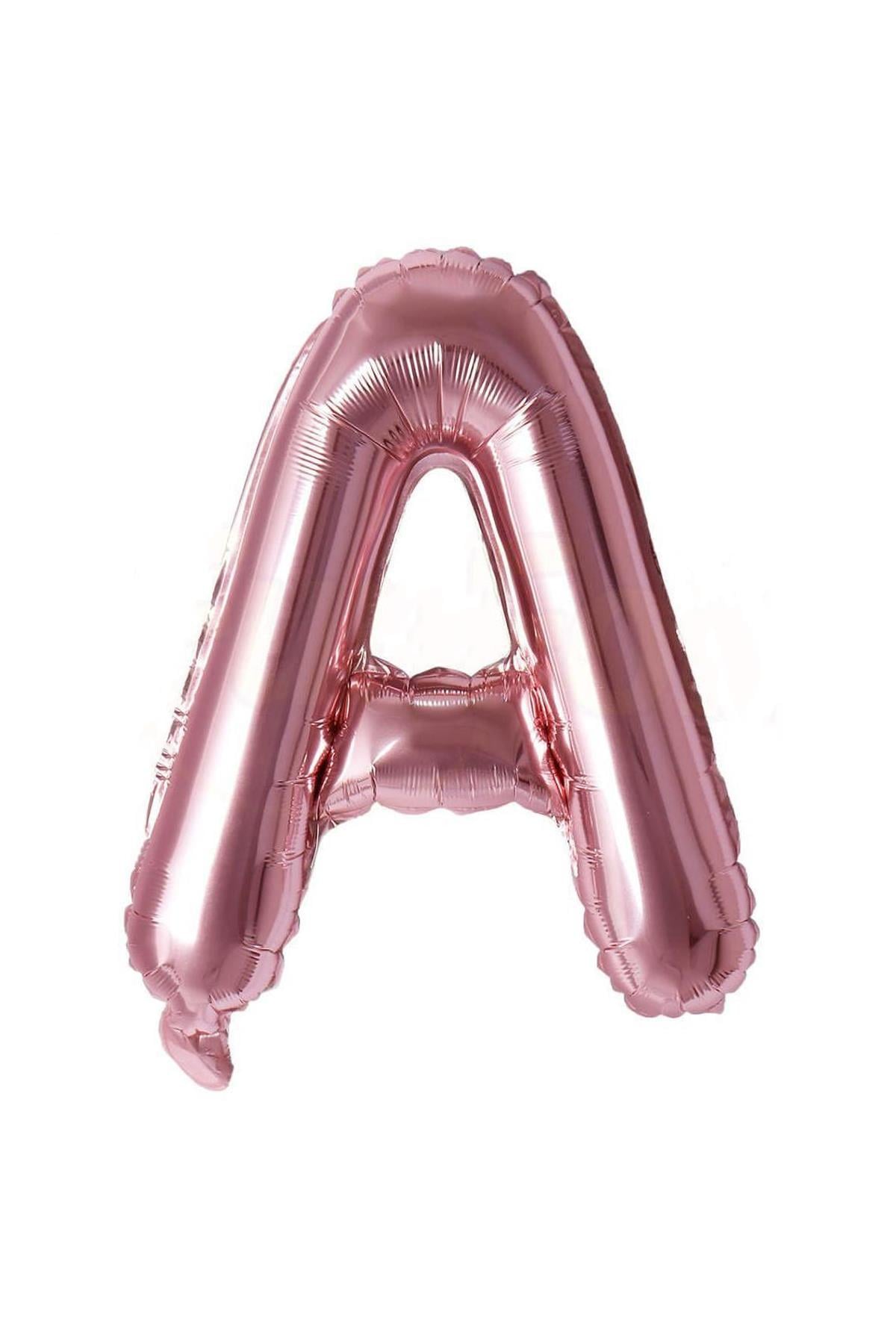 16'' Harf Folyo Balon Rose Gold 35 cm  ( A )