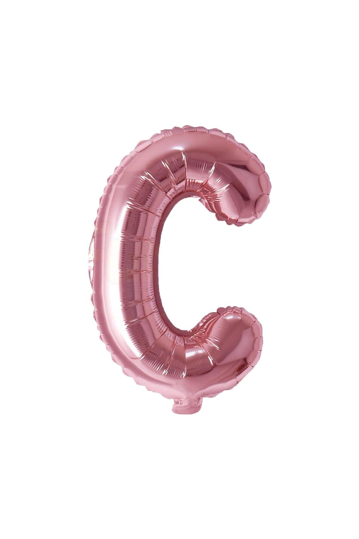 16'' Harf Folyo Balon Rose Gold 35 cm  ( C )