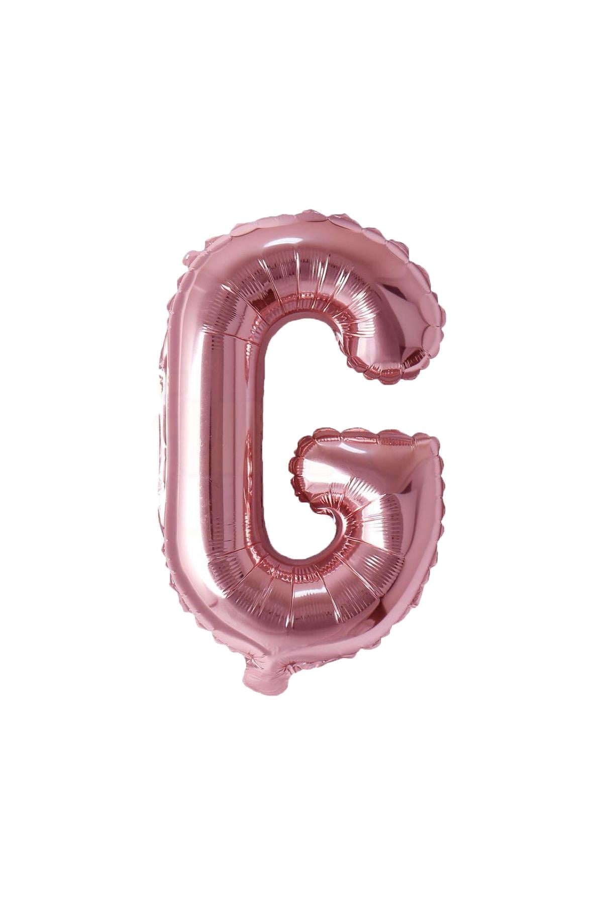16'' Harf Folyo Balon Rose Gold 35 cm  ( G )