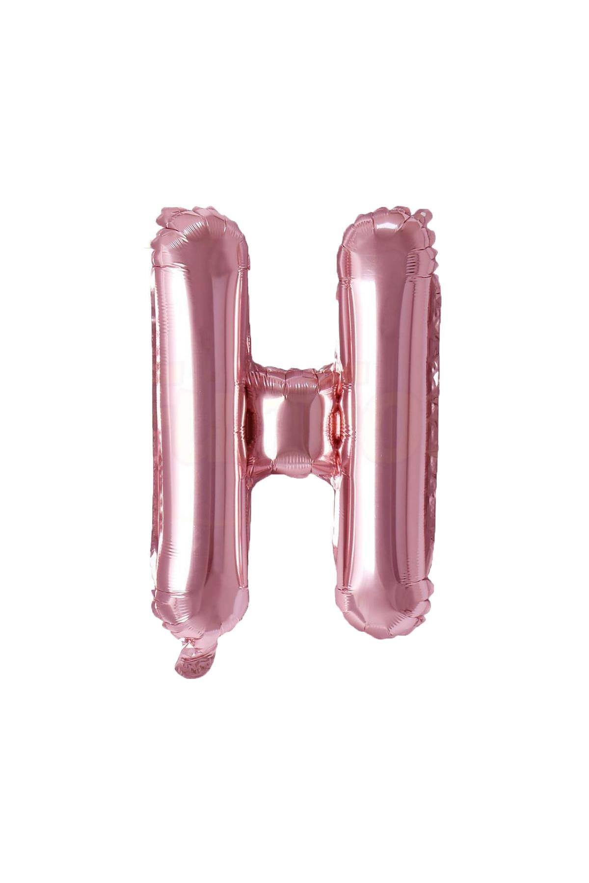 16'' Harf Folyo Balon Rose Gold 35 cm  ( H )