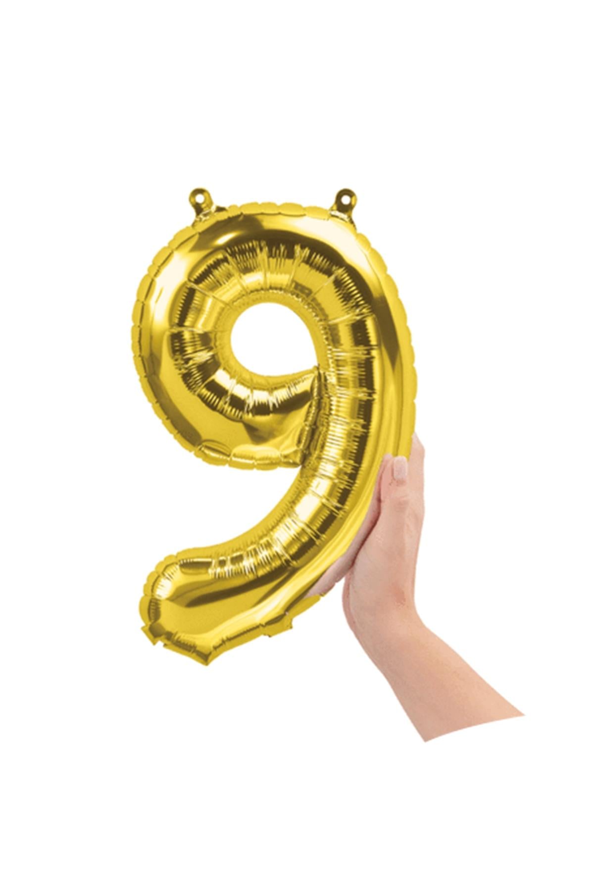 16'' Rakam Folyo Balon Gold 35 cm  ( 9 )