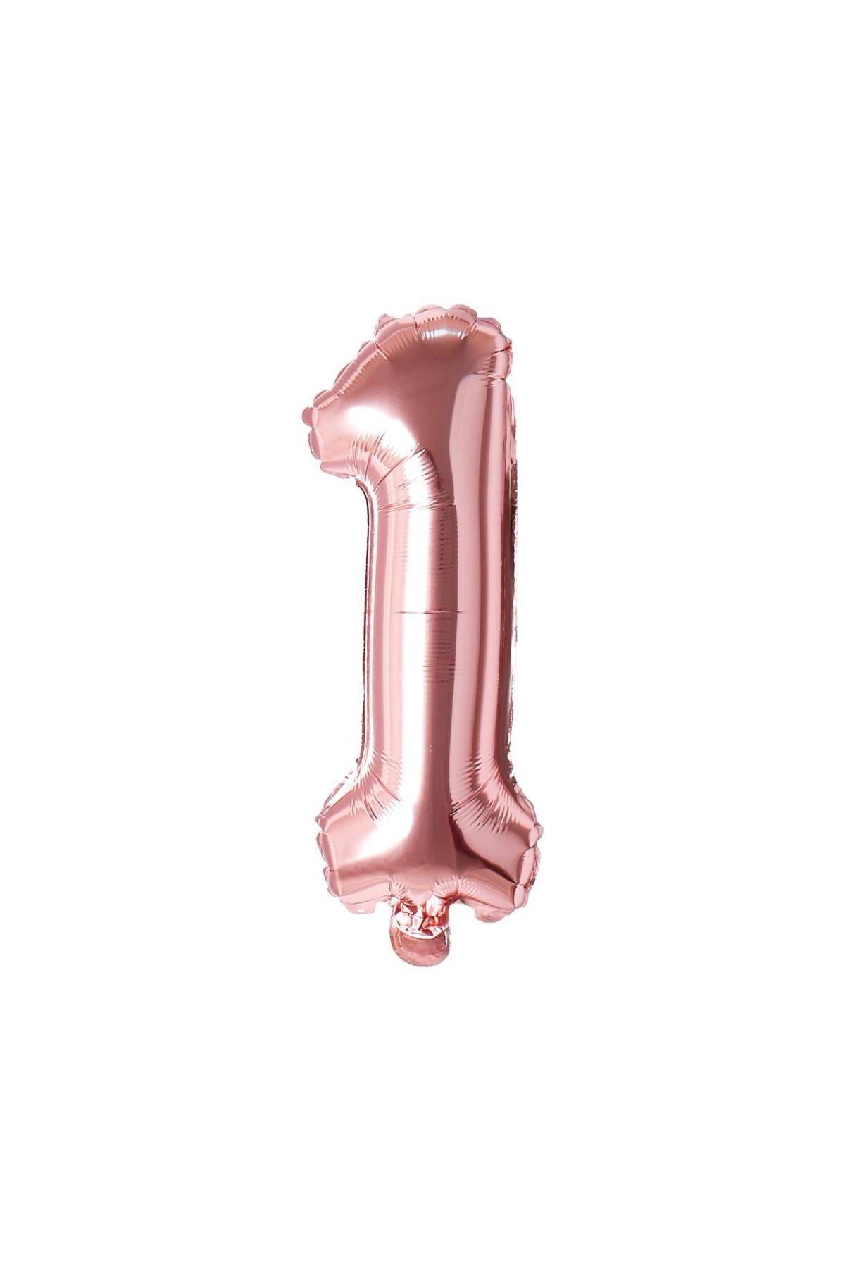 16'' Rakam Folyo Balon Rose Gold 35 cm  ( 1 )