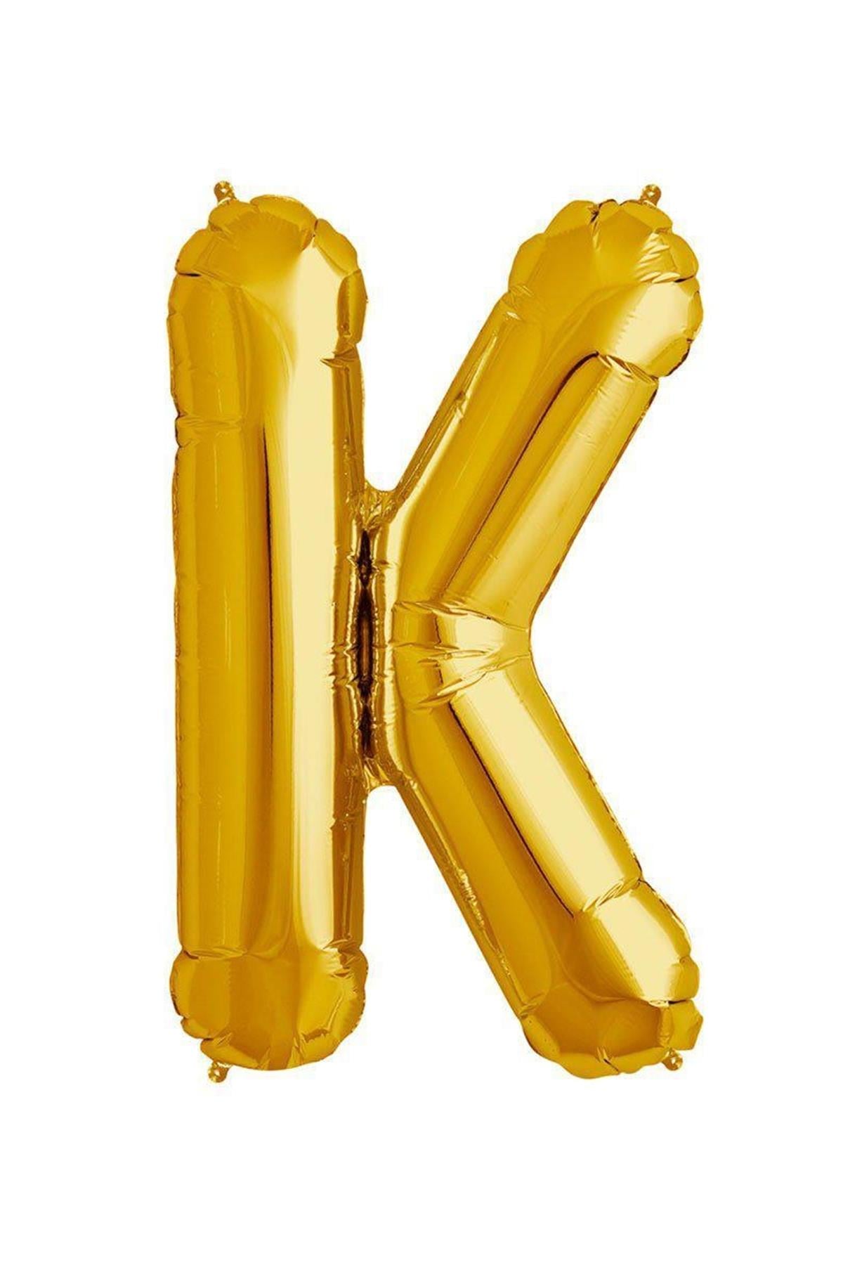 34'' Harf Folyo Balon Gold 75 cm  ( K )