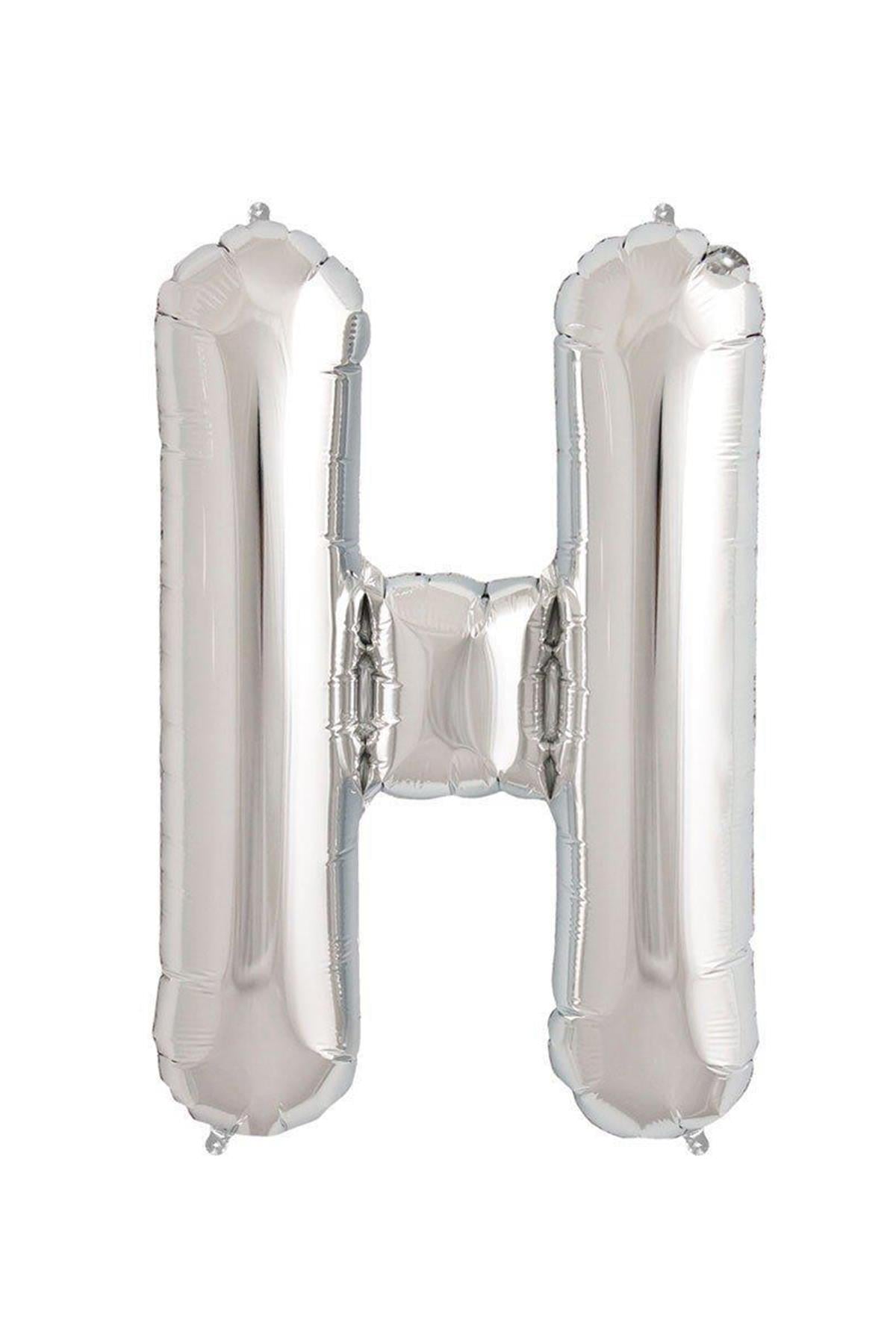 34'' Harf Folyo Balon Silver  75 cm  ( H )