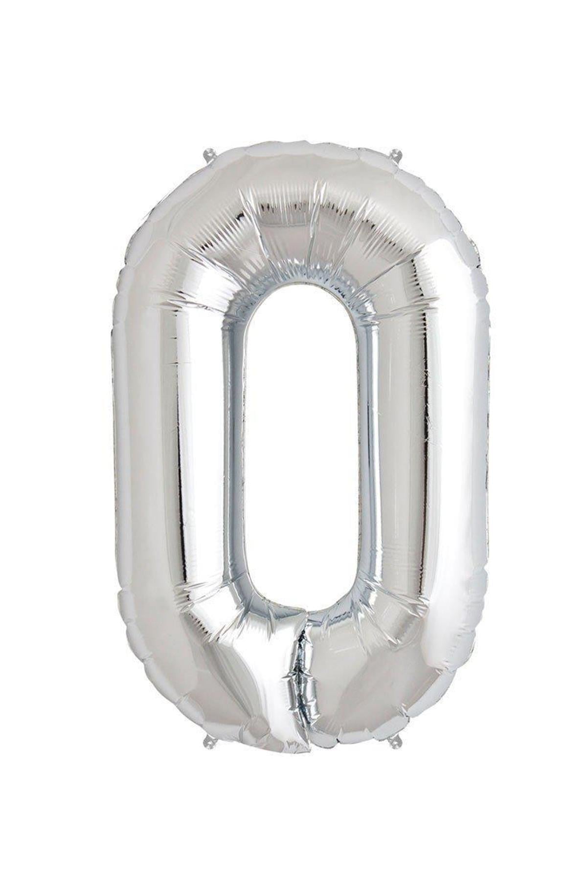 34'' Harf Folyo Balon Silver  75 cm  ( O )
