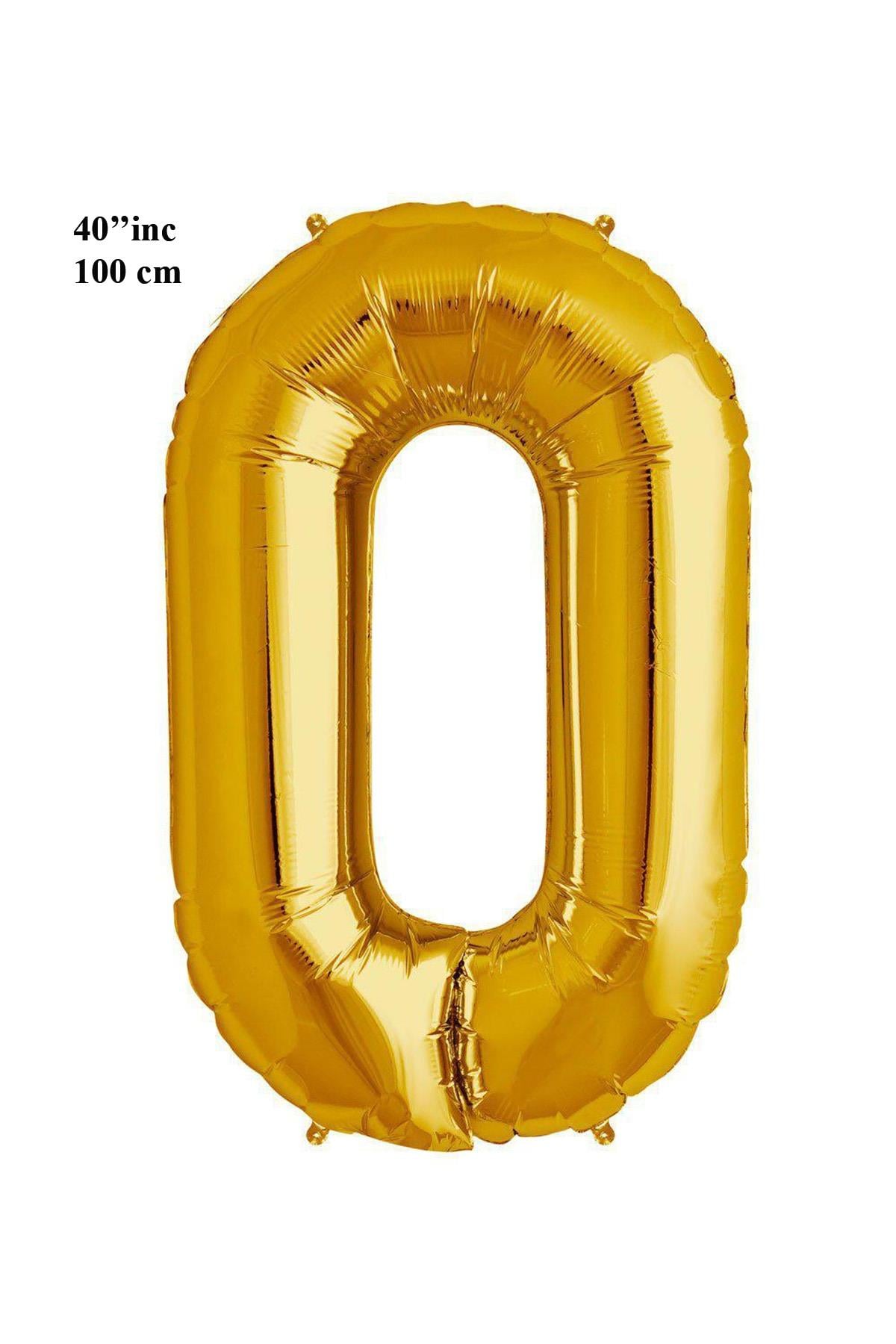 40'' Harf Folyo Balon Gold 100 cm  ( O )