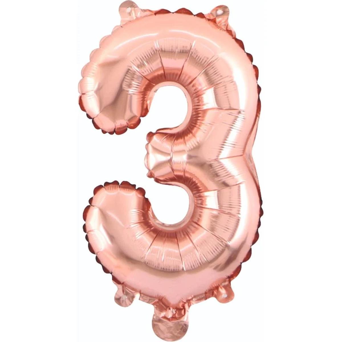 40'' Harf Folyo Balon Gold Rose 100 cm  ( 3 )