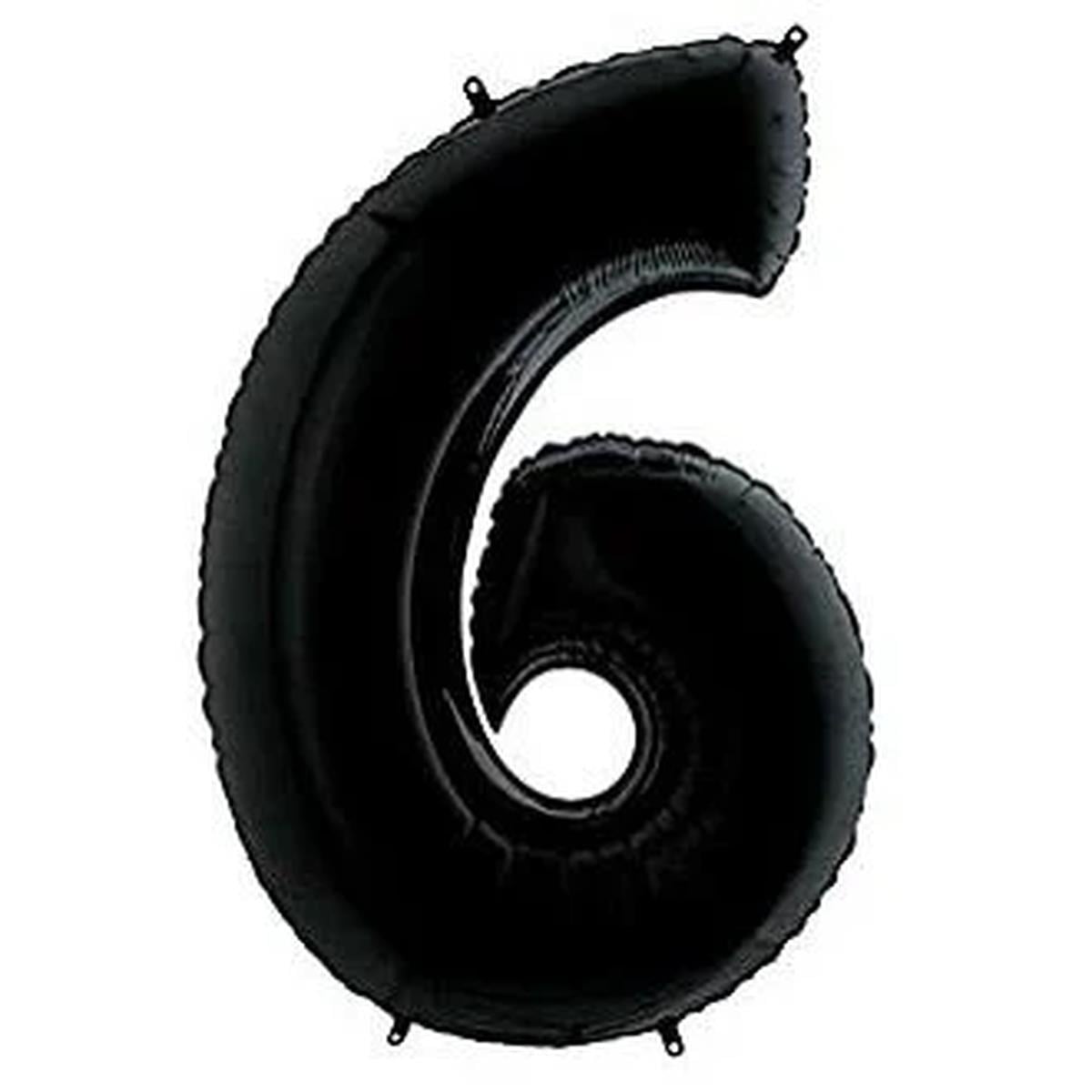 40'' Harf Folyo Balon Siyah 100 cm  ( 6 )