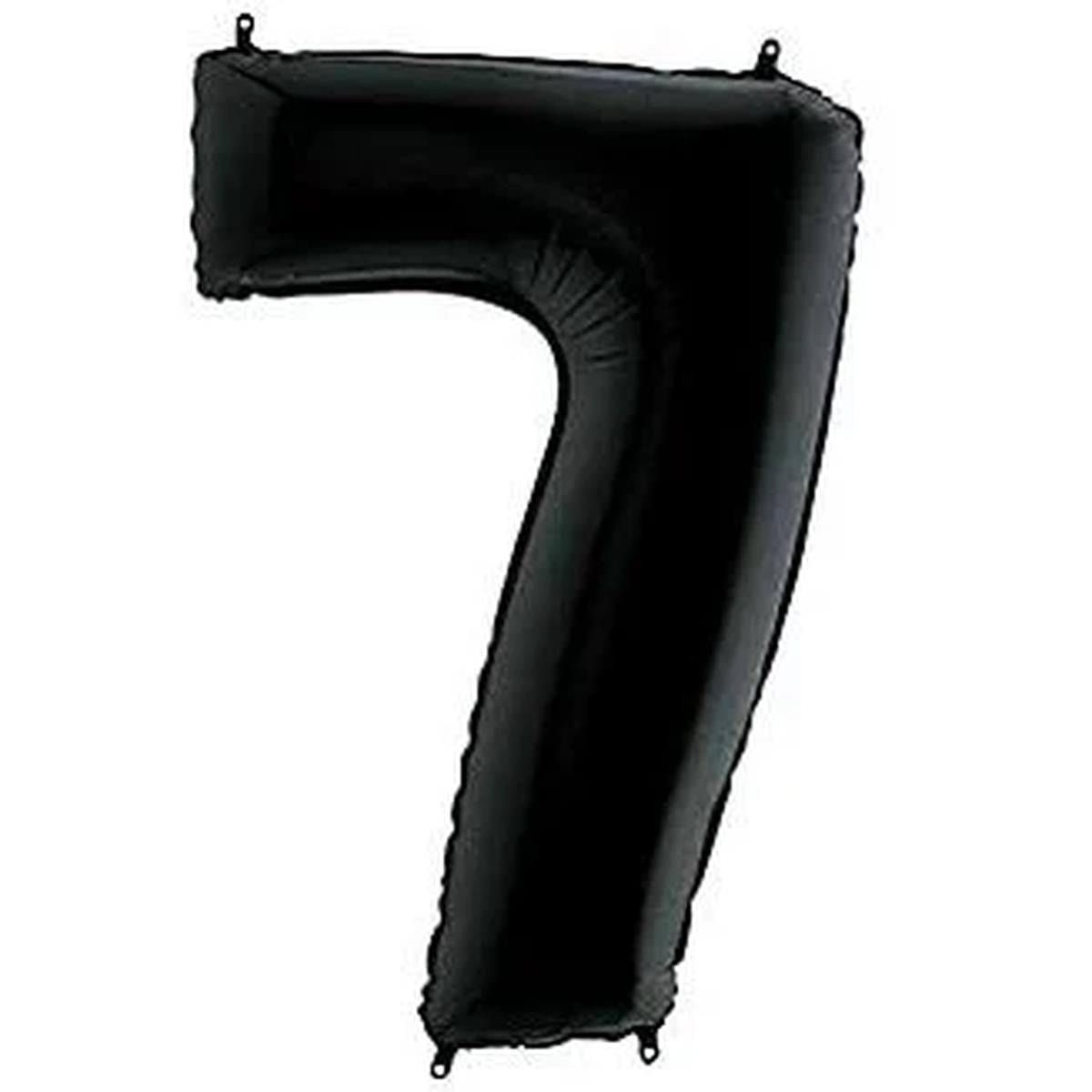 40'' Harf Folyo Balon Siyah 100 cm  ( 7 )