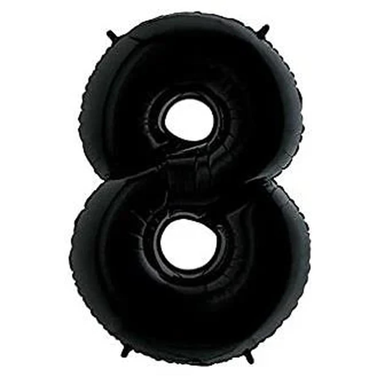 40'' Harf Folyo Balon Siyah 100 cm  ( 8 )