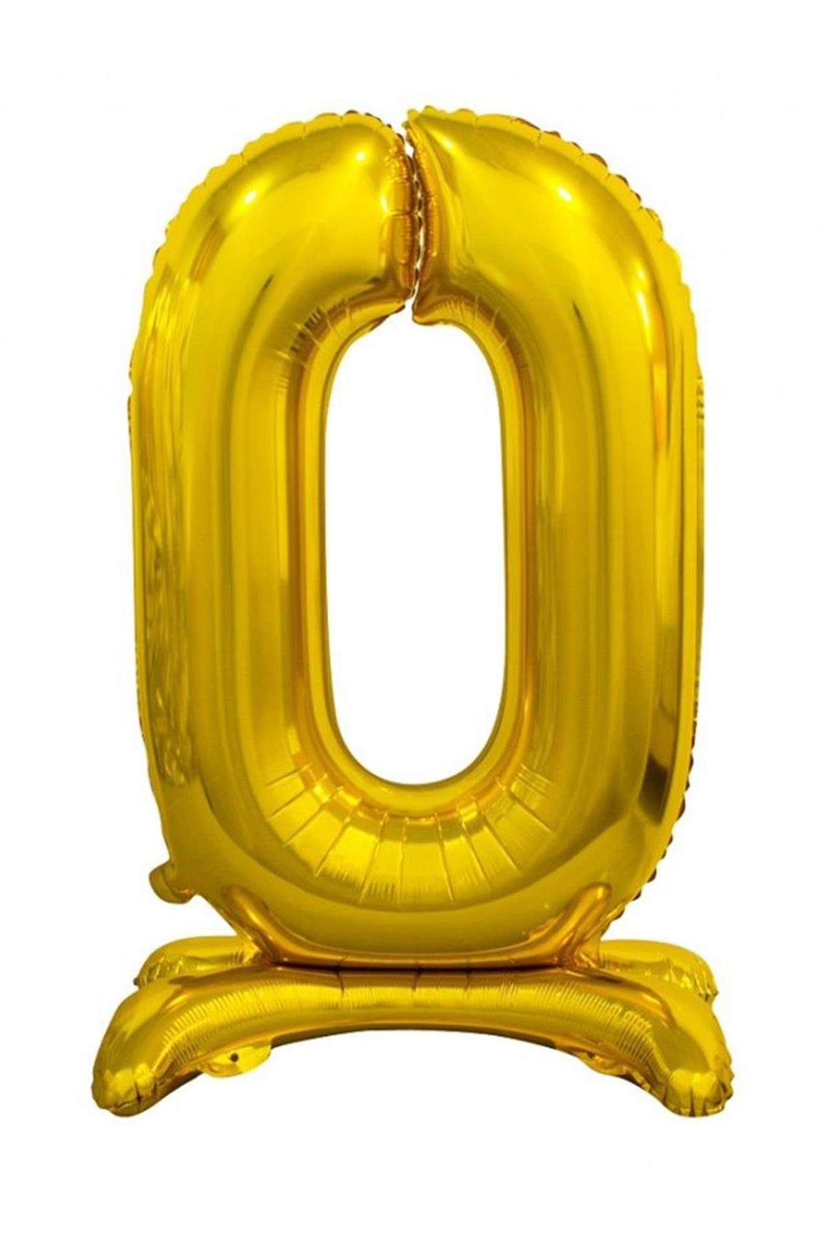 Ayaklı Folyo Balon Gold 75 cm ( 0 )