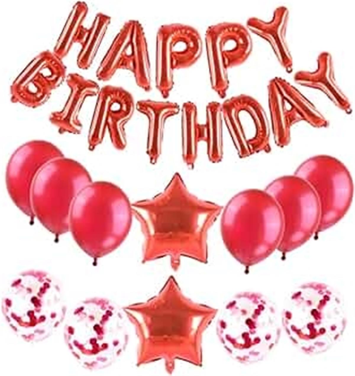 Kırmızı Balon Seti