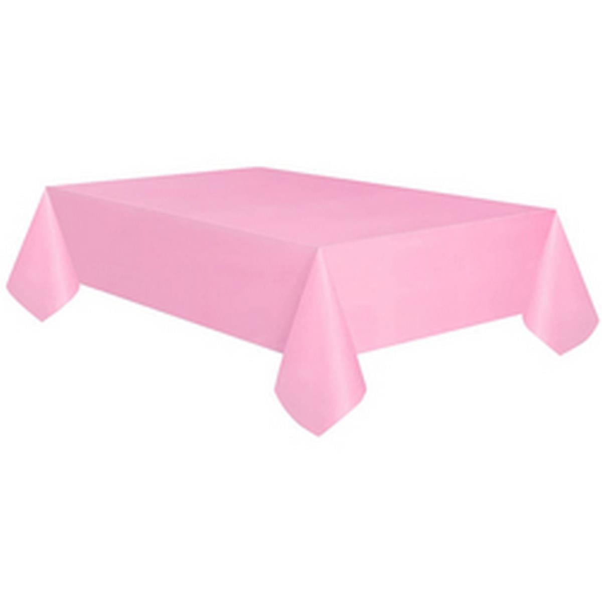 Masa Örtüsü Plastik Pembe   (120*180 )