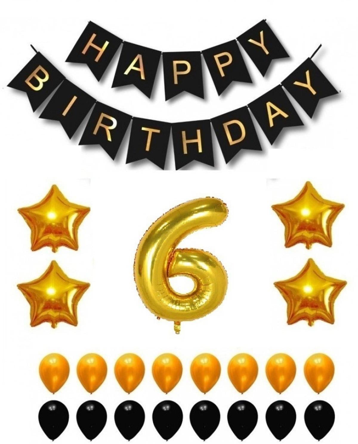 Partykent Happy Birthay 6 Yaş Parti Seti 