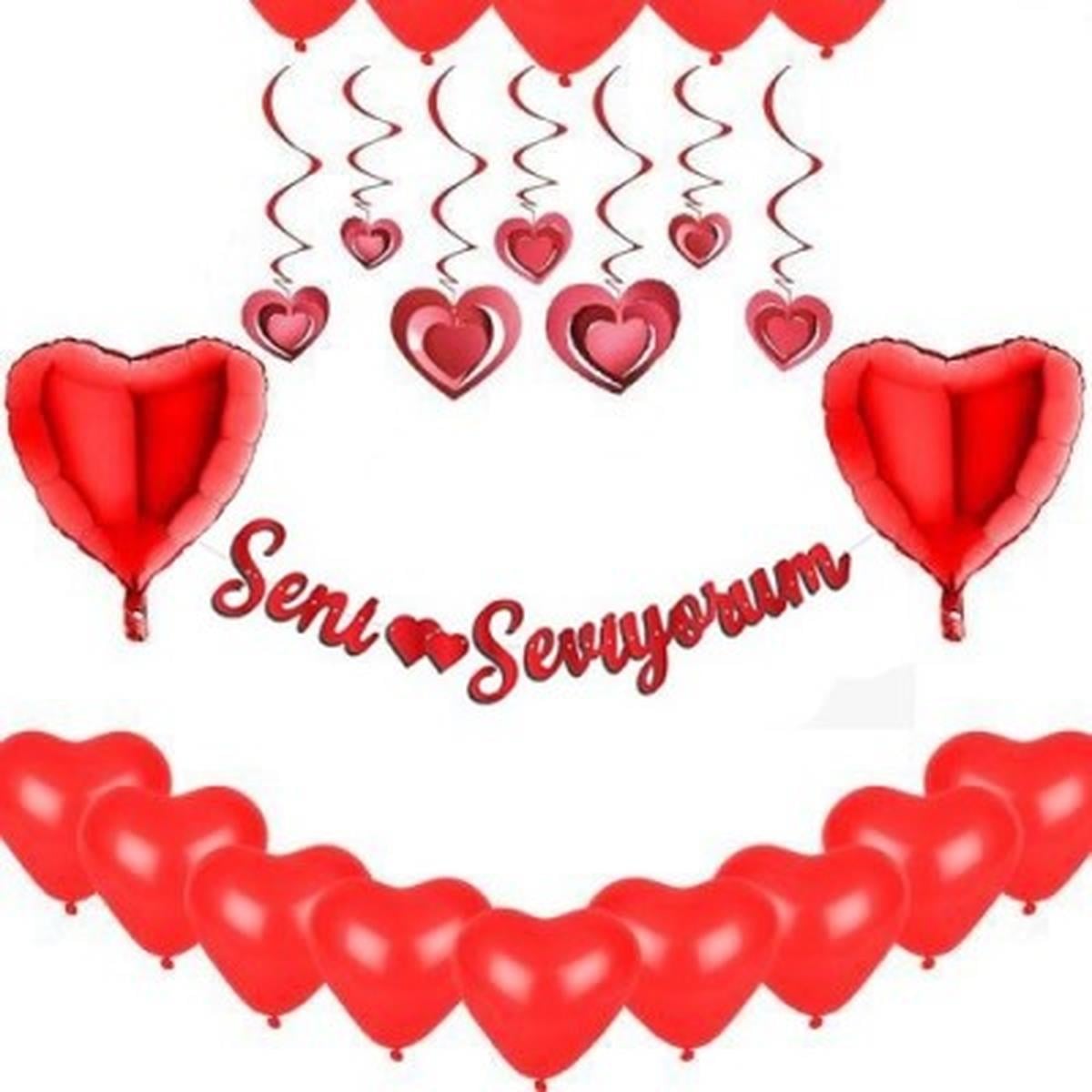 Sevgiler Günü Parti Set