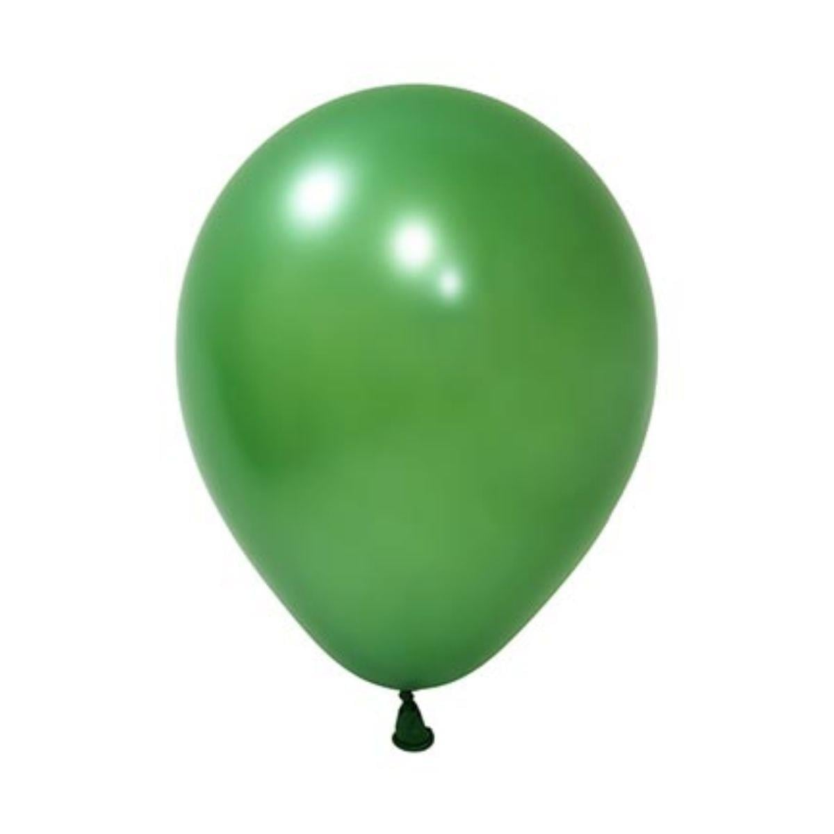 Yeşil Metalik Balon 12'' 100 Adet