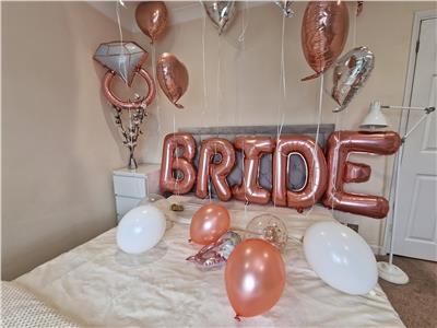 Bride  Kalp Folyo Balon Seti 