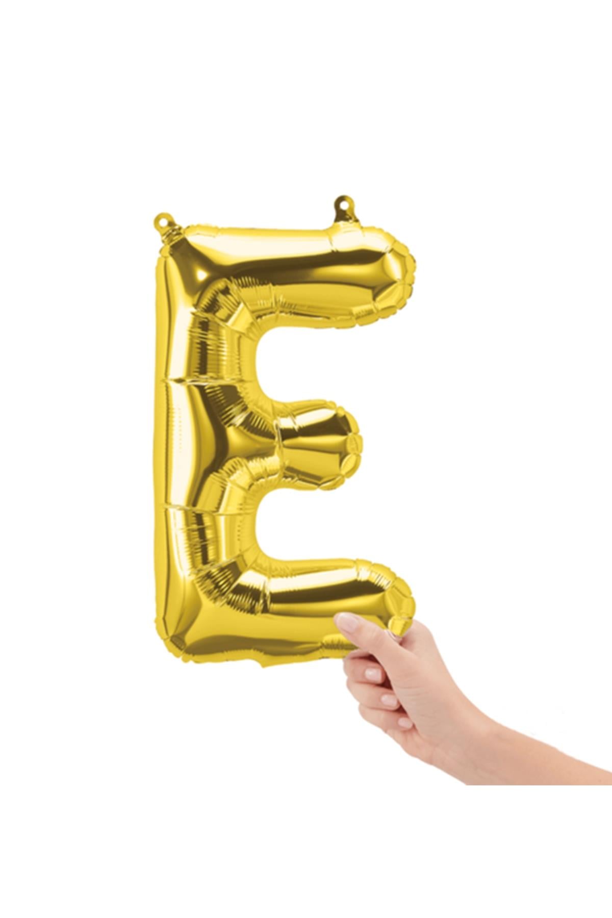 16'' Harf Folyo Balon Gold 35 cm  ( E )
