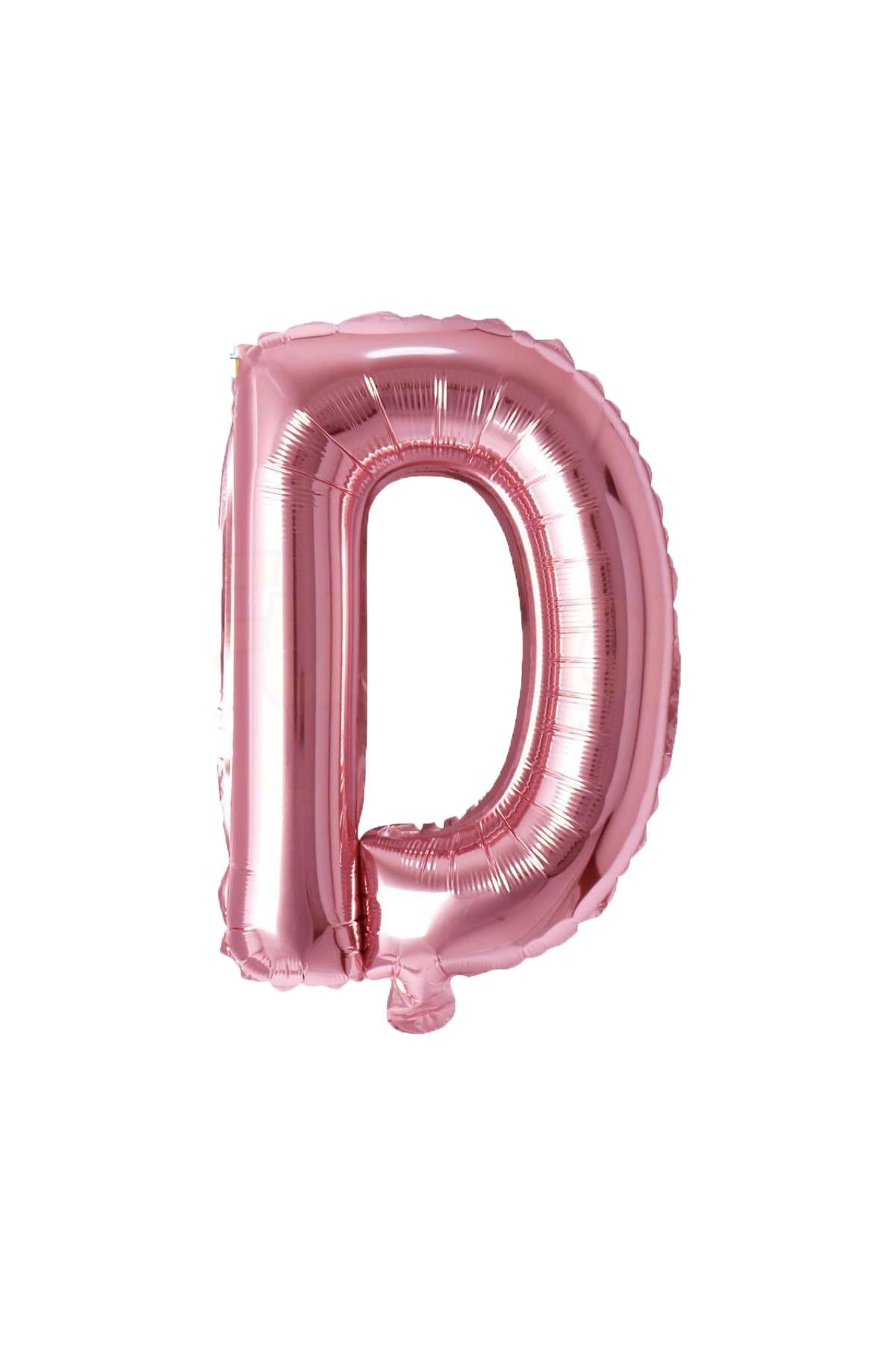 16'' Harf Folyo Balon Rose Gold 35 cm  ( D )