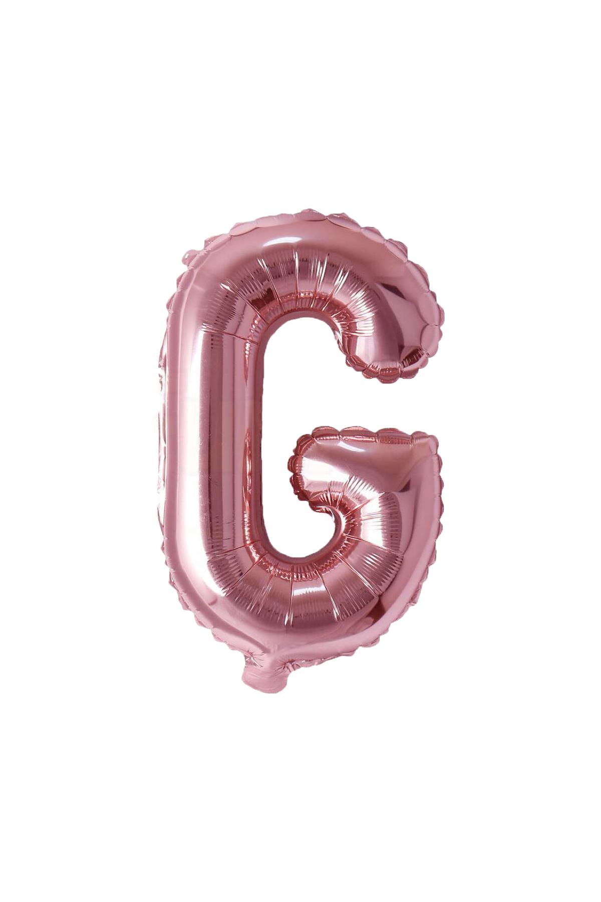16'' Harf Folyo Balon Rose Gold 35 cm  ( G )