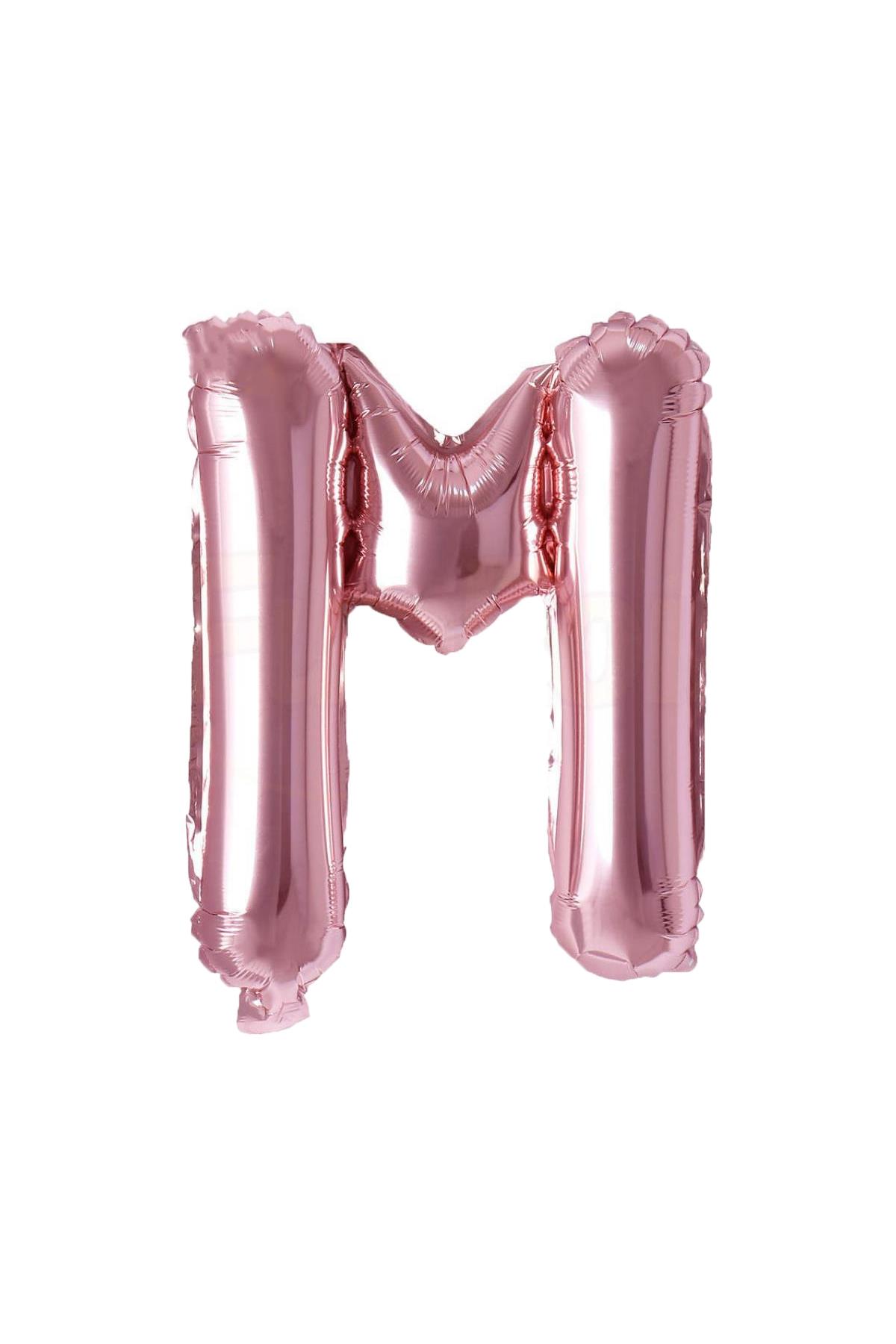 16'' Harf Folyo Balon Rose Gold 35 cm  ( M )