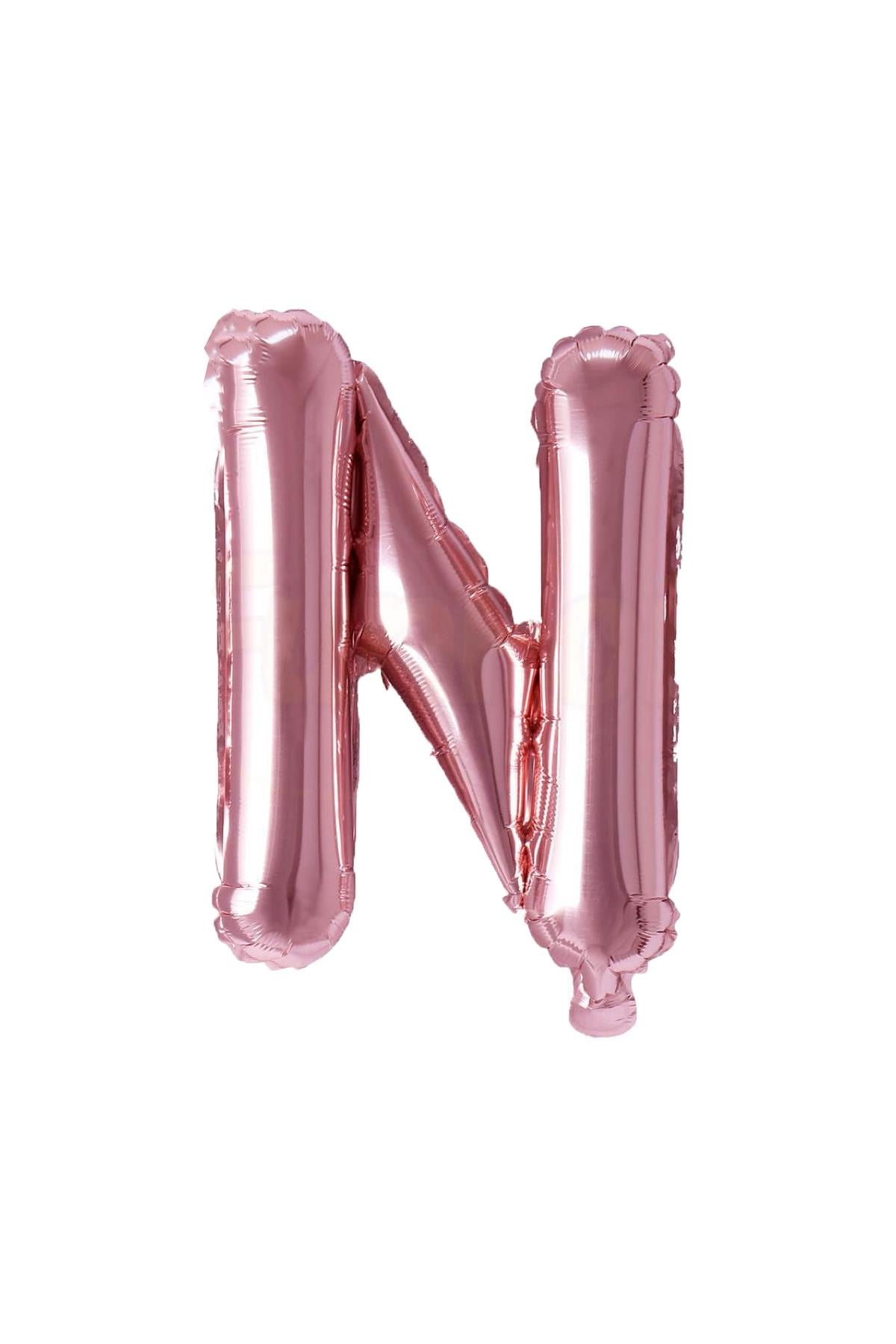 16'' Harf Folyo Balon Rose Gold 35 cm  ( N )