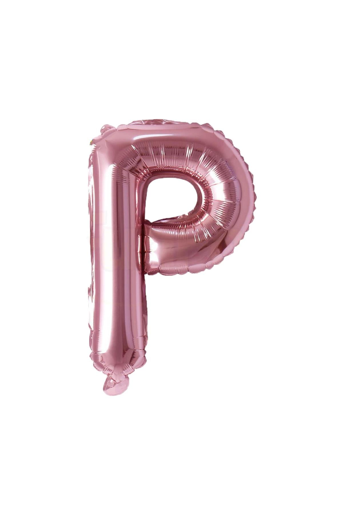 16'' Harf Folyo Balon Rose Gold 35 cm  ( P )