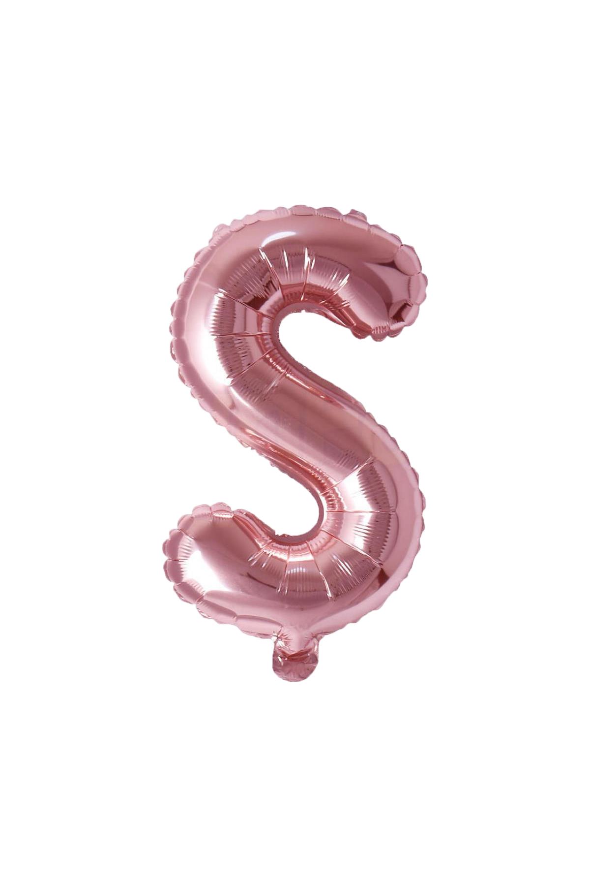 16'' Harf Folyo Balon Rose Gold 35 cm  ( S )