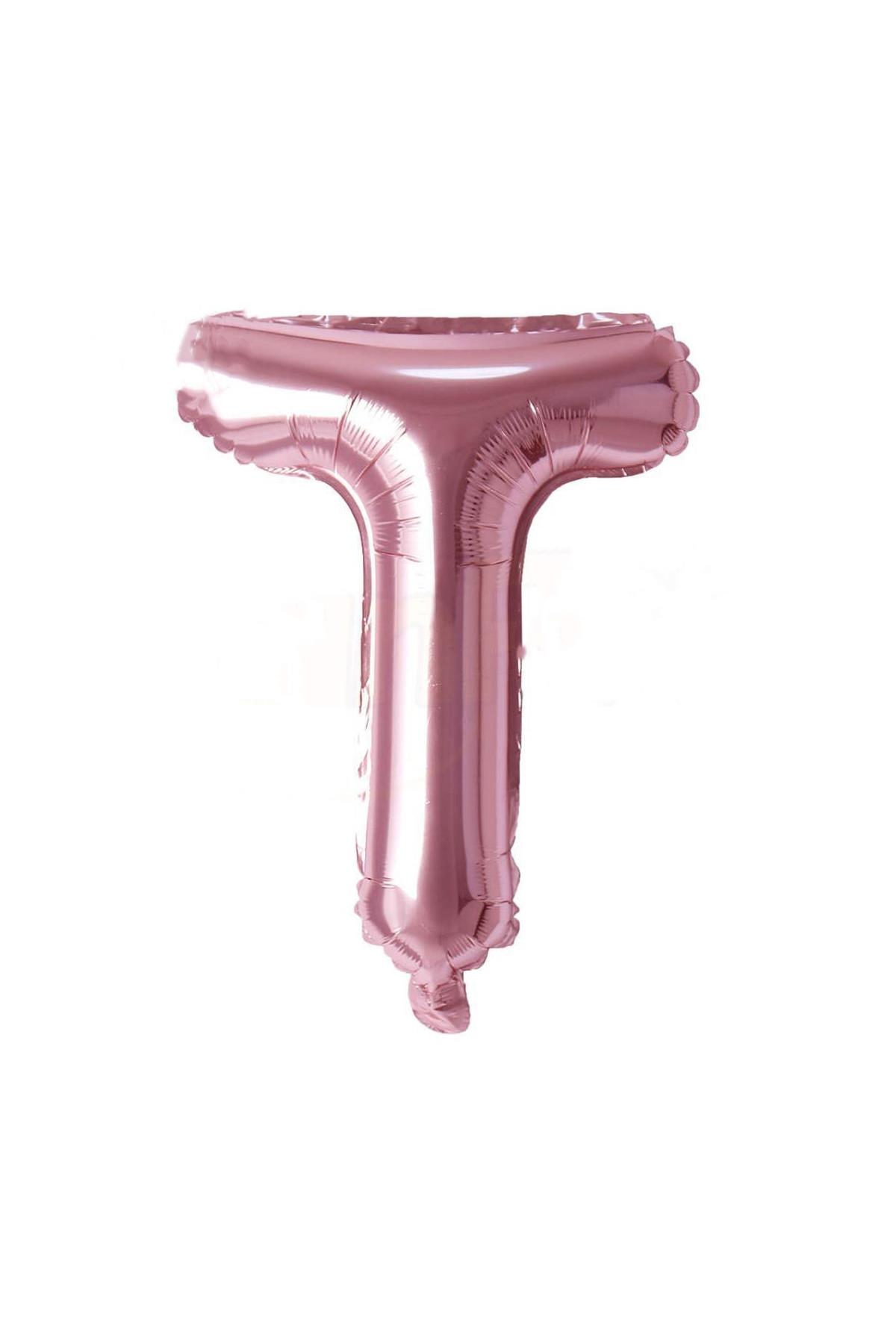 16'' Harf Folyo Balon Rose Gold 35 cm  ( T )