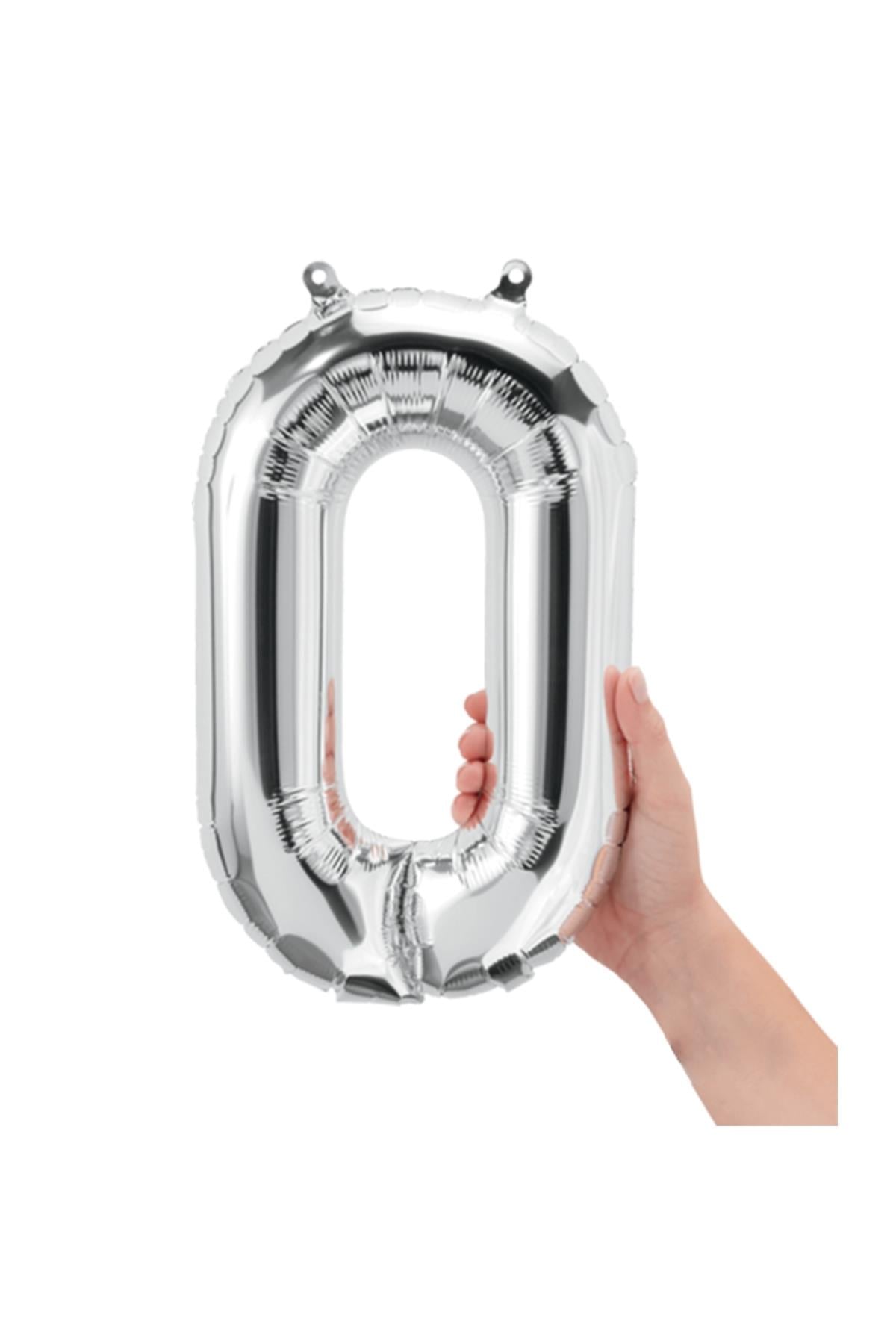 16'' Harf Folyo Balon Silver 35 cm  ( O )