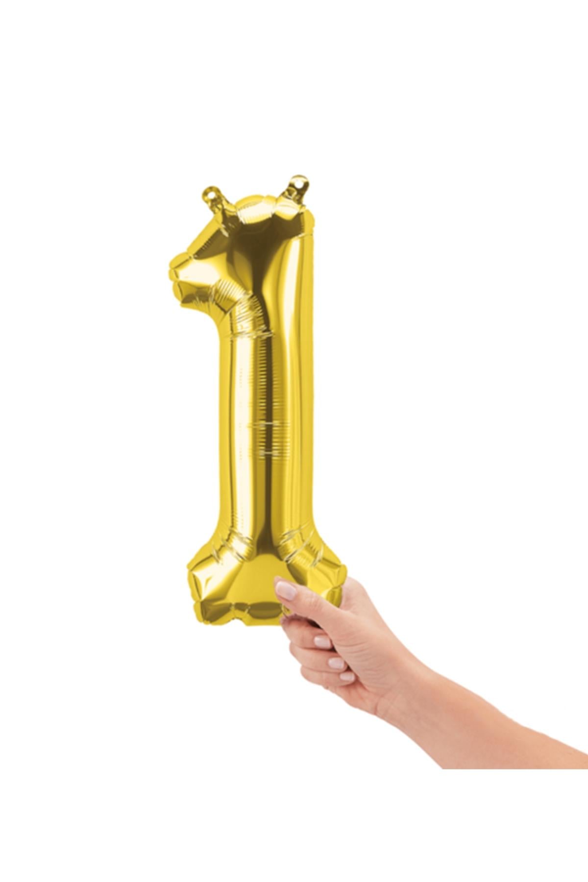 16'' Rakam Folyo Balon Gold 35 cm  ( 1 )