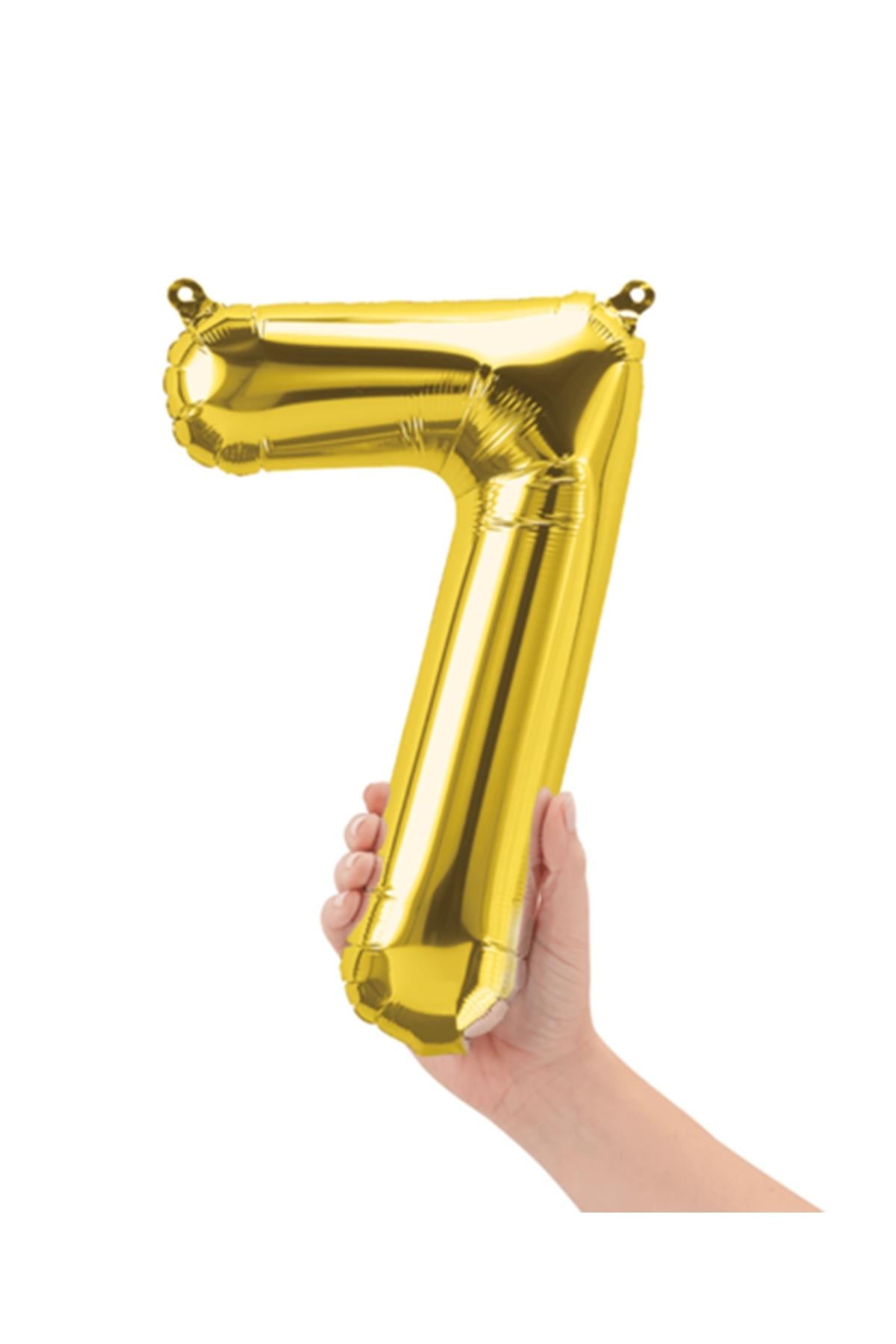 16'' Rakam Folyo Balon Gold 35 cm  ( 7 )