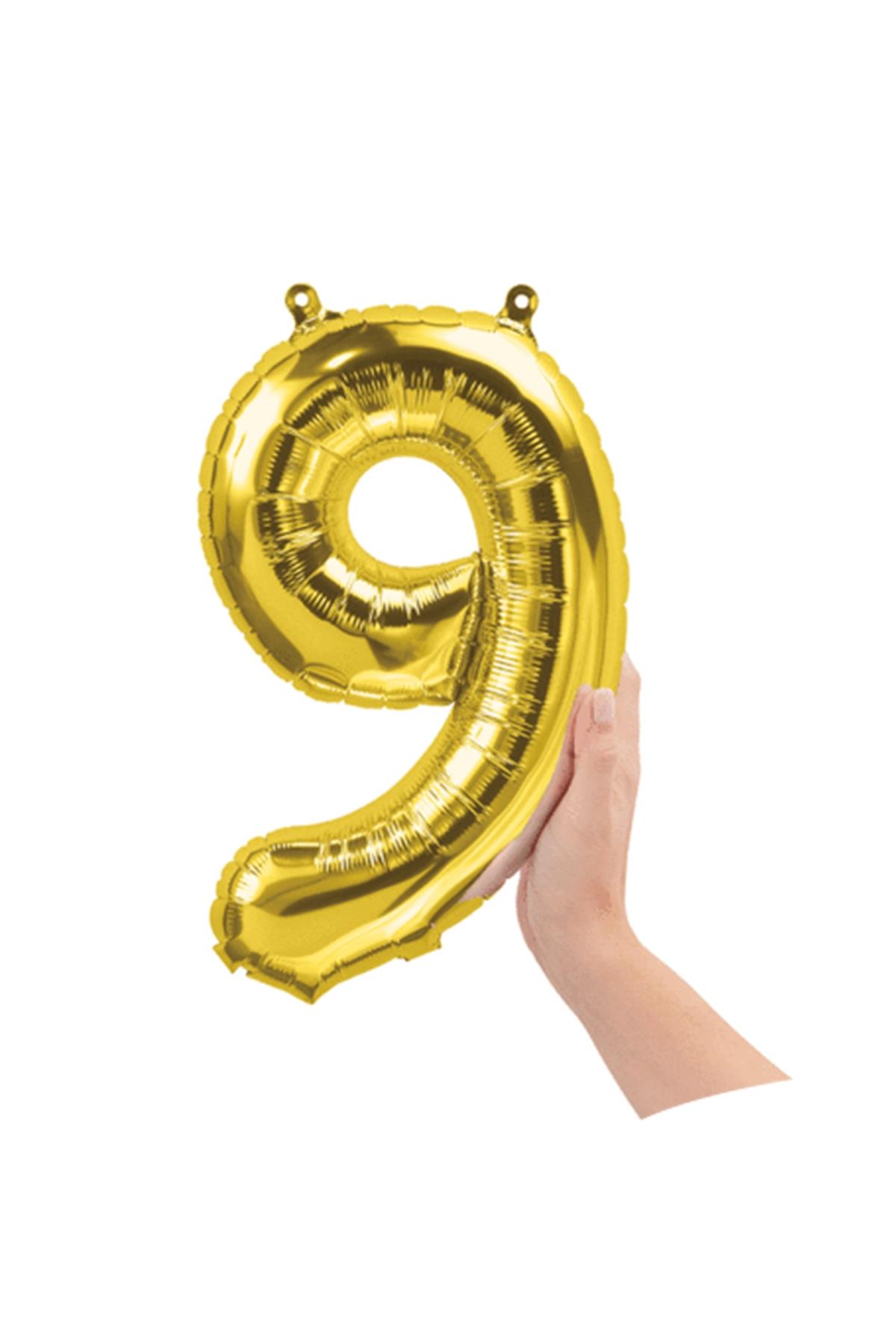 16'' Rakam Folyo Balon Gold 35 cm  ( 9 )