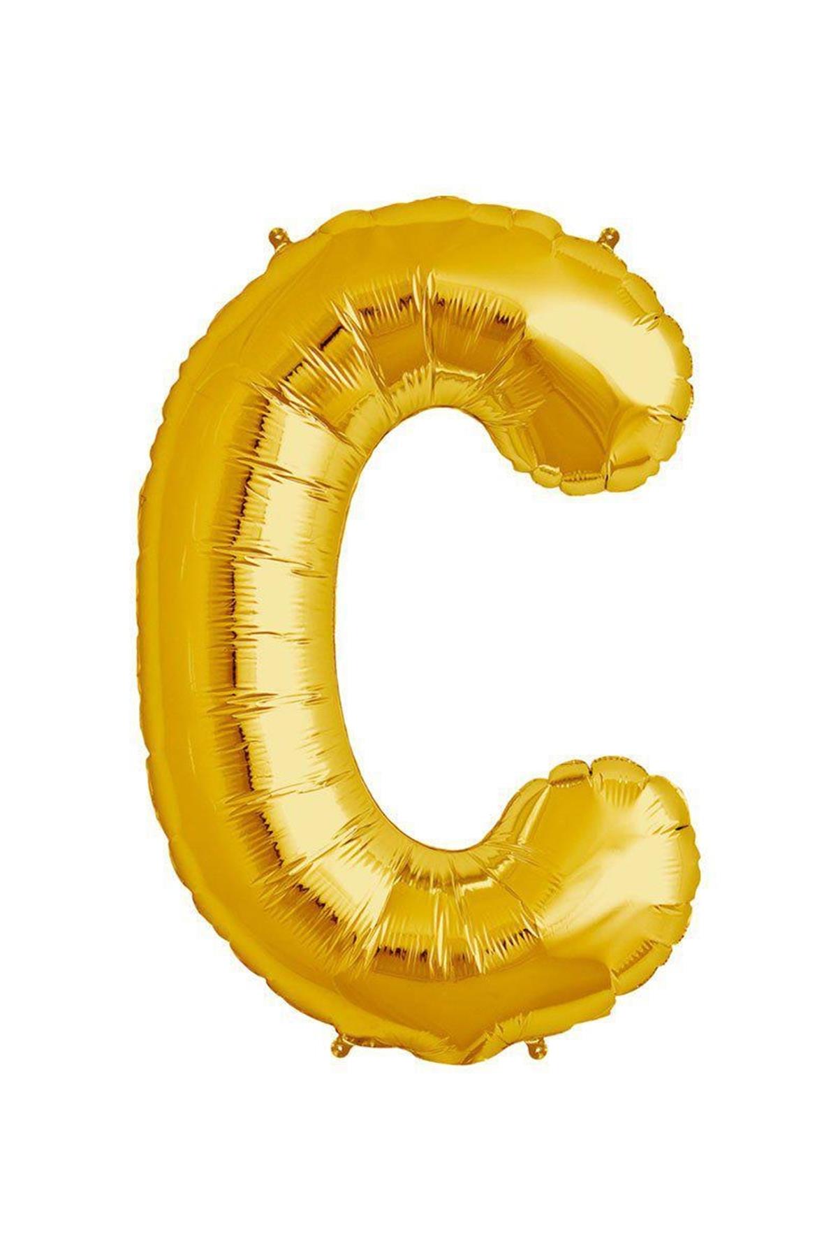 34'' Harf Folyo Balon Gold 75 cm  ( C )