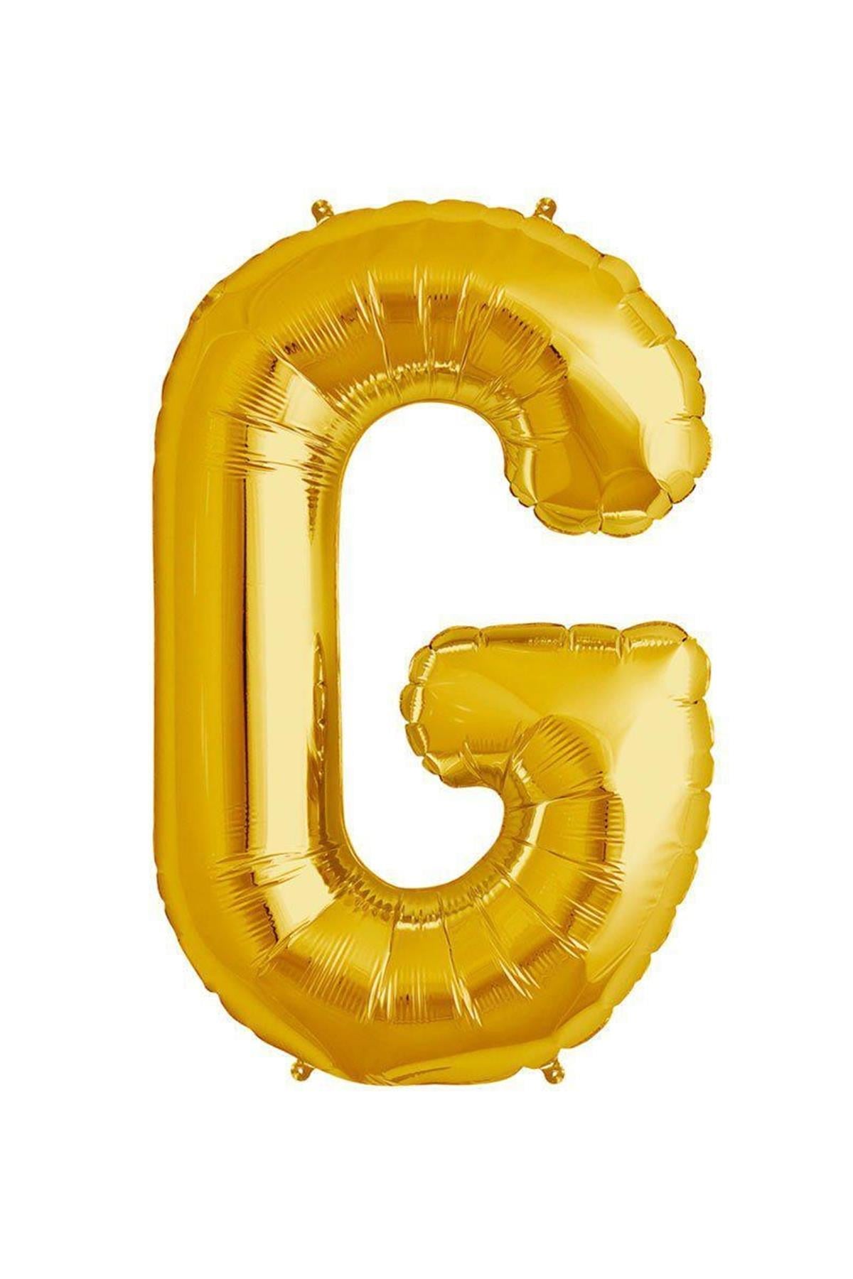 34'' Harf Folyo Balon Gold 75 cm  ( G )