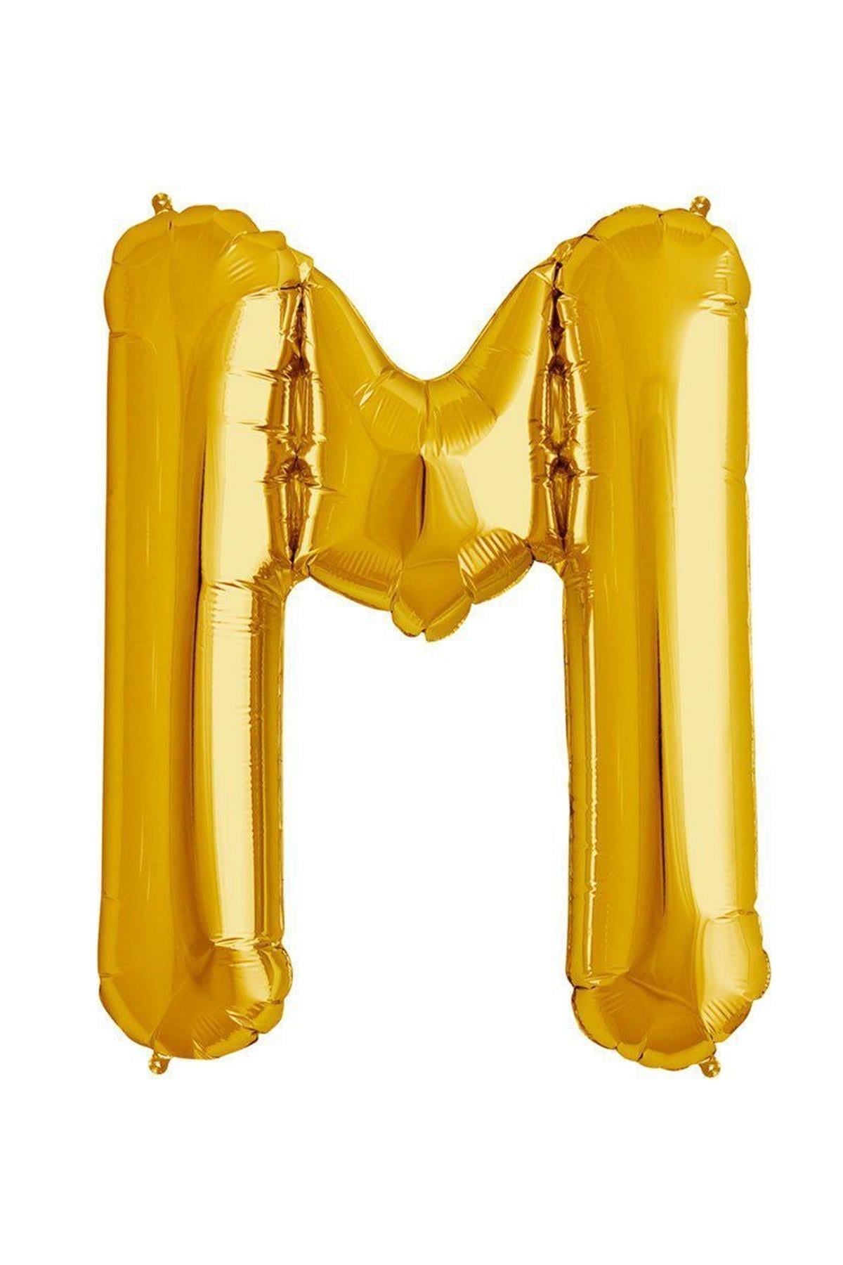 34'' Harf Folyo Balon Gold 75 cm  ( M )