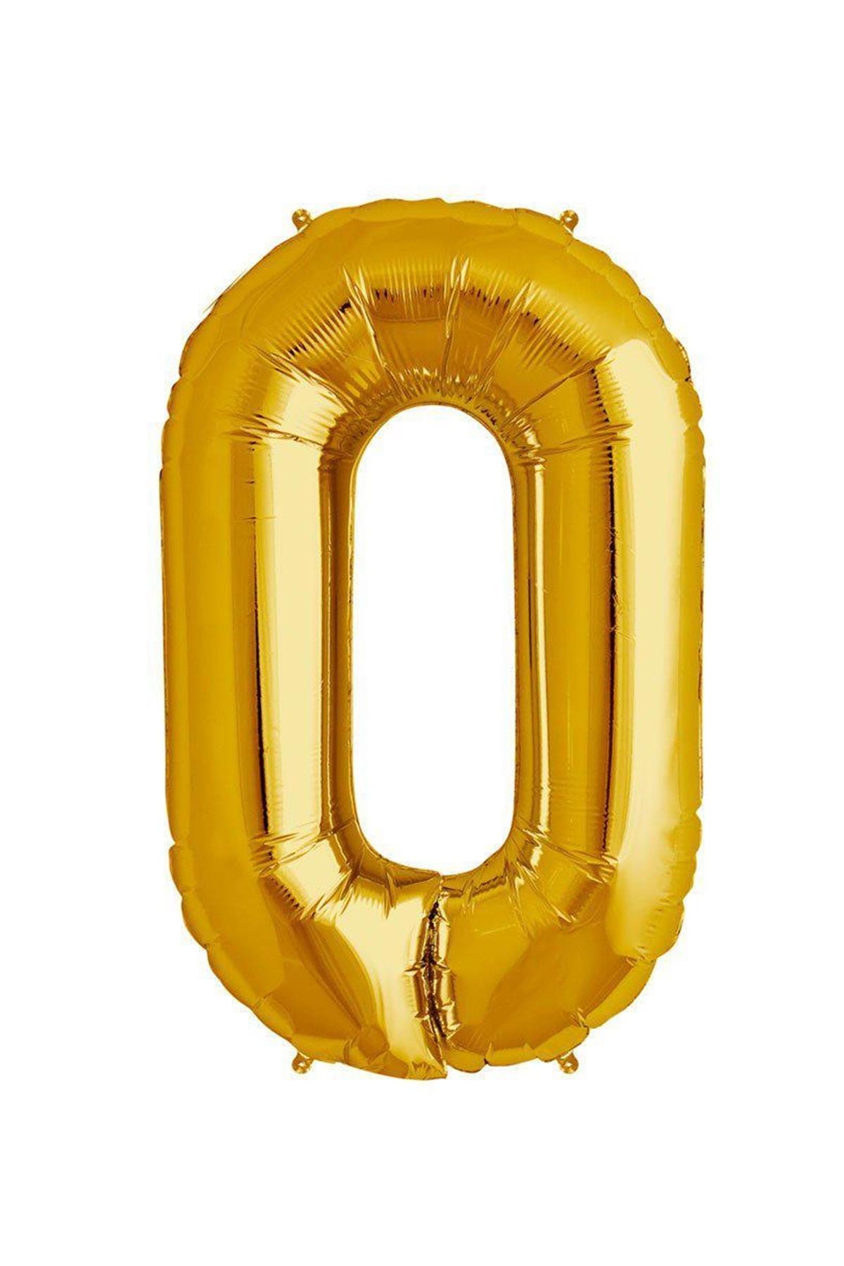 34'' Harf Folyo Balon Gold 75 cm  ( O )