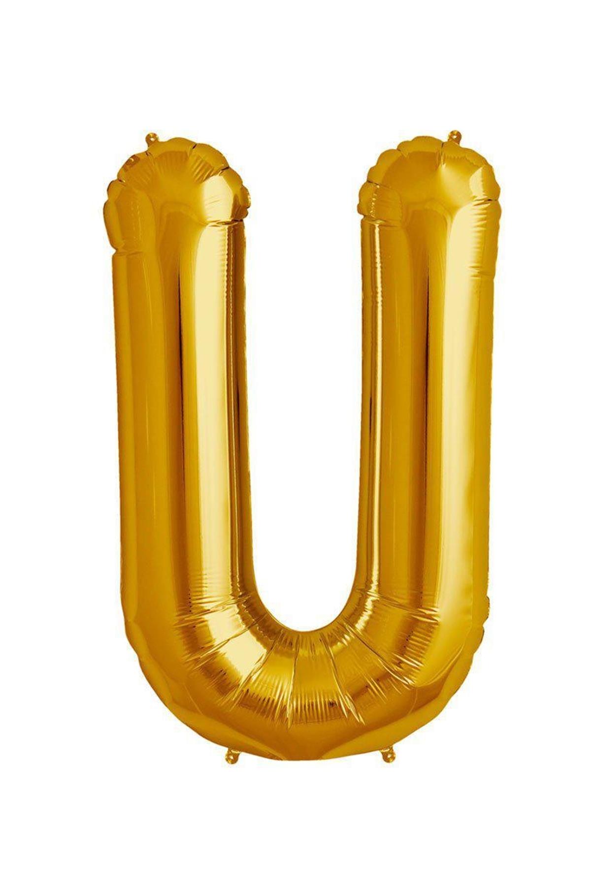 34'' Harf Folyo Balon Gold 75 cm  ( U )