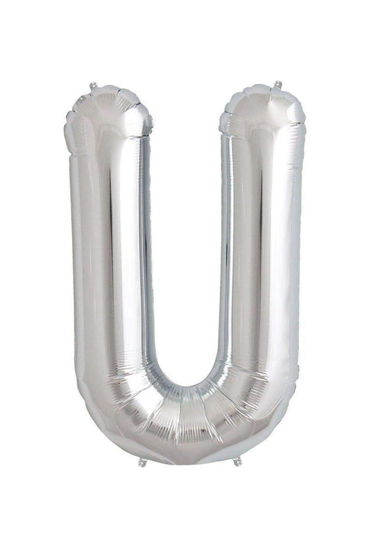 34'' Harf Folyo Balon Silver  75 cm  ( U )