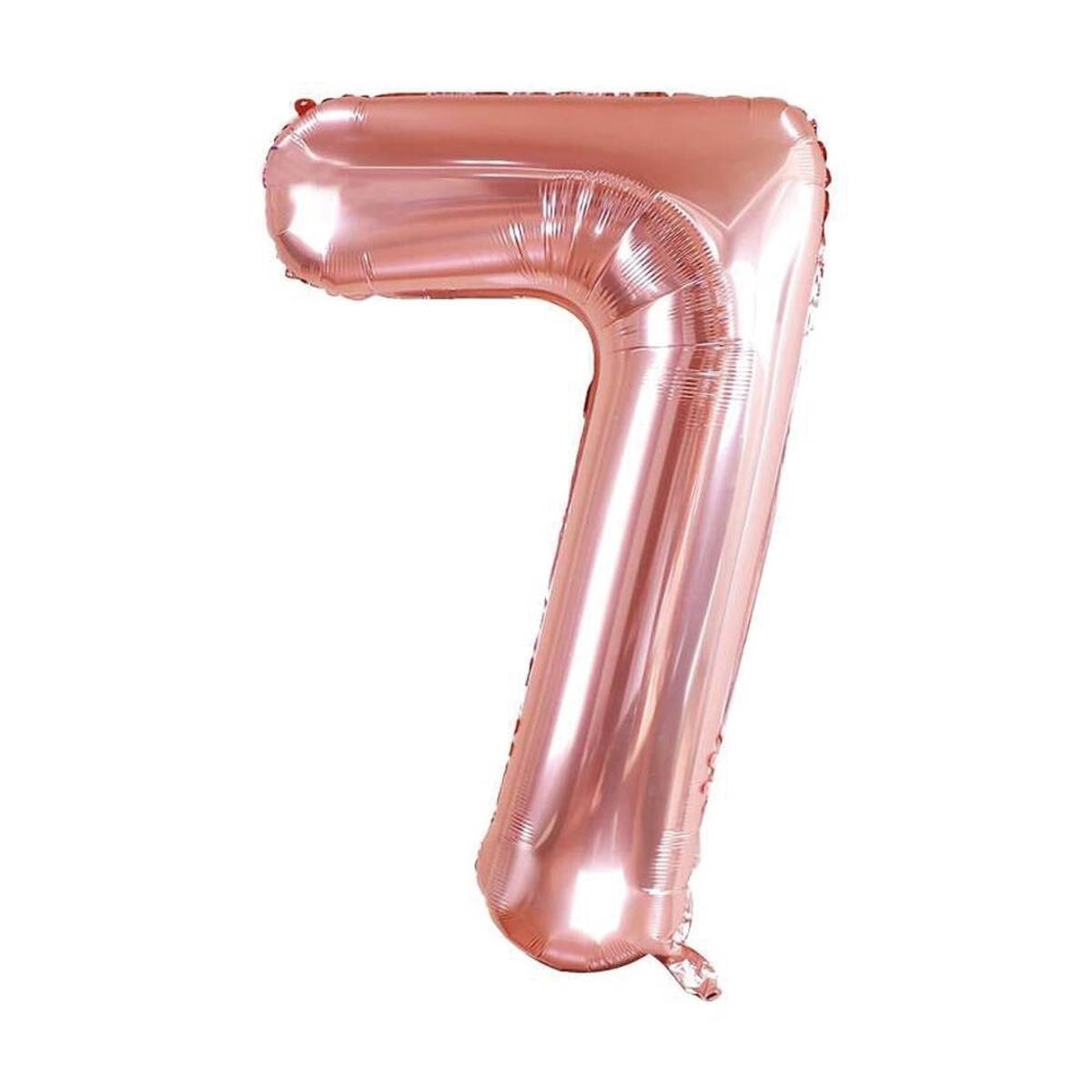 34'' Rakam Folyo Balon Rose Gold  75 cm  ( 7 )