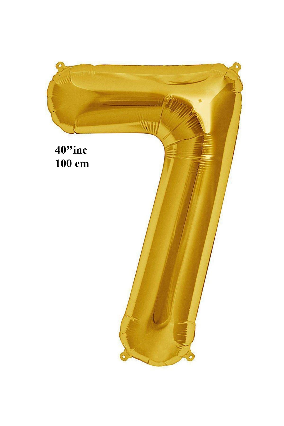 40'' Harf Folyo Balon Gold 100 cm  ( 7 )