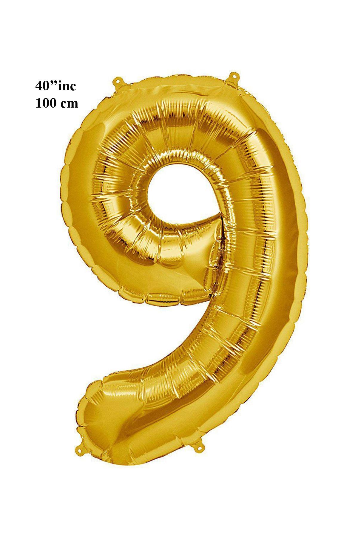 40'' Harf Folyo Balon Gold 100 cm  ( 9 )